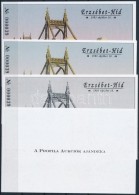 ** 2003/42 Erzsébet-híd 4 Db-os Emlékív Garnitúra Azonos Sorszámmal... - Sonstige & Ohne Zuordnung