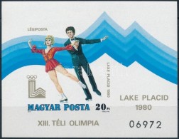 ** 1979 Téli Olimpia (VI.) Vágott Blokk (5.000) - Altri & Non Classificati