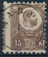 O 1871 Réznyomat 15kr Képbe Fogazva ,,MADA' - Altri & Non Classificati