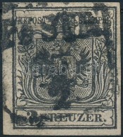 O 1850 2kr HP Fekete (20.000) (elvékonyodás / Thin Paper) - Sonstige & Ohne Zuordnung