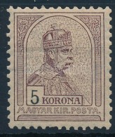 * 1904 Turul 5 K (55.000) (alul Rövid Fog / Short Perf. Below) - Sonstige & Ohne Zuordnung