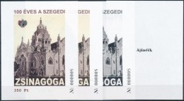 ** 2003/23 Szegedi Zsinagóga 4 Db-os Emlékív Garnitúra Azonos Sorszámmal... - Sonstige & Ohne Zuordnung