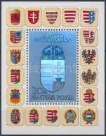 ** 1991 Hologramos Címer Blokk Fekete Sorszámmal (40.000) / Mi. Block 218 With Black Number On The... - Other & Unclassified