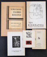 Vegyes Ex Libris Szakirodalom Tétel: Katalógusok, értesítÅ‘, Mappa,... - Other & Unclassified