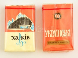 2 Csomag Ukrán Cigaretta (Kharkiv, Ukrayinski), Bontatlan Csomagolásban - Sonstige & Ohne Zuordnung