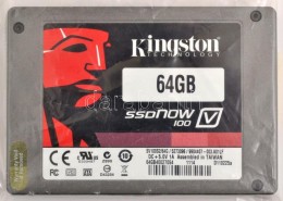 Kingston SsdNow 100 V SATA2 SSD Lemez, 64 GB, 2.5' Jó állapotban - Other & Unclassified