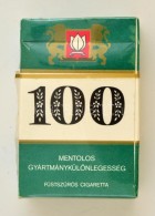 '100 - Mentolos Gyártmánykülönlegesség'  Bontatlan Csomag Cigaretta - Other & Unclassified