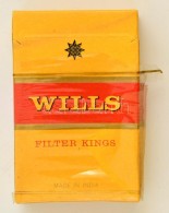 Willis Filter Kings Indiai Cigaretta Bontatlan Csomagolásban, Sérült Fóliával - Other & Unclassified
