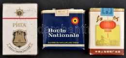 Retro Külföldi Cigaretták (3 Db)  Bontatlan Csomagolásban - Sonstige & Ohne Zuordnung