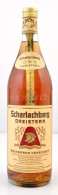 Scharlachberg Dreistern Brandy, Bontatlan Palack, 1 L / Unopened Bottle Weinbrand Brandy - Other & Unclassified