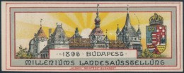 1896 Millennium Országos Kiállítás Budapest Levélzáró, R! - Ohne Zuordnung