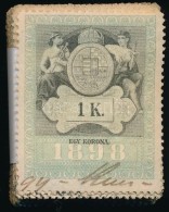 1898 1K Illetékbélyeg 150 Db-os Kötegben - Unclassified