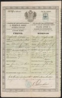 1862 Külföldi útlevél Pétersdorfi Lakos Számára / 1850 Passport - Ohne Zuordnung