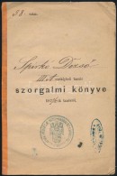 1872 Kassa, Katolikus Iskola Tanulójának Szorgalmi Könyve, Pecséttel, 18x12 Cm - Ohne Zuordnung