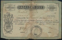 1888 Vadászjegy / Vadászati Jegy / Hunter Licence - Unclassified