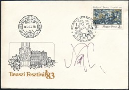 1983 Tavaszi Fesztivál FDC Szász Endre Grafikus, A Bélyeg TervezÅ‘jének... - Other & Unclassified