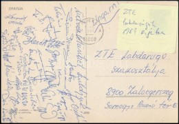 1981 A ZTE Labdarúgócsapat Tagjainak (Takács, Galántai, Konrád, Stb.)... - Other & Unclassified