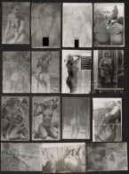 Cca 1940 Erotikus Fotó, 37 Db, Vegyes MinÅ‘ségben 9x6 Cm - Sonstige & Ohne Zuordnung