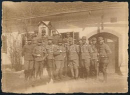 1917 Selze(Szlovénia), K.u.k. 271. Marschbataillon Tiszti Kara, Hátoldalon Feliratozott Fotó,... - Sonstige & Ohne Zuordnung