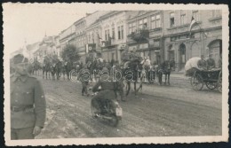 1938 Bevonulás Kassára, Fotólap, 8,5x13,5 Cm - Sonstige & Ohne Zuordnung