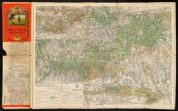 Cca 1929 Mecsek-hegység Turistatérképe. 1:75.000. Bp., M. Kir. Állami... - Altri & Non Classificati