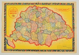 1938 Pesti Hírlap Színes Térképmelléklete: 'Az Ezeréves... - Sonstige & Ohne Zuordnung