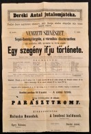 1891 Sepsiszentgyörgy, SzínielÅ‘adás Hirdetménye, Foltos, 47×31,5 Cm - Unclassified