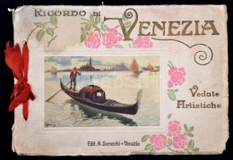 Cca 1900 Ricordo Di Venezia. Venezia, A. Scrocchi. Papírkötés, Szakadt Borítóval,... - Ohne Zuordnung