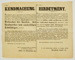 1858 Soproni RögtönítélÅ‘ Bíróság... - Altri & Non Classificati