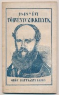 1848-dik évi Magyar Országgyülésen Alkotott Törvényczikkelyek, Magyar... - Unclassified