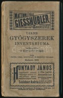 Ujabb Gyógyszerek Inventáriuma. Összeállította: Dr Schulhof Vilmos. Bp.,... - Unclassified