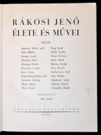 Rákosi JenÅ‘ élete és MÅ±vei. Szerk.: Süle Antal. Bp., 1930, FÅ‘városi... - Ohne Zuordnung