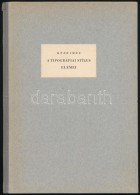 Kner Imre: A Tipográfia Stílus Elemei. Gyoma, 1933, SzerzÅ‘i Kiadás, 18 P. Kiadói... - Non Classificati