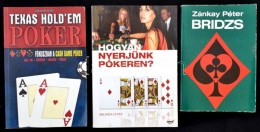 3 Db Kártyajátékkal Kapcsolatos Könyv (Bridzs; Texas Hold 'em Poker; Hogyan Nyerjünk... - Unclassified