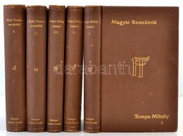 Magyar Remekírók Sorozat 5 Kötete: 
Deák Ferenc Munkáiból  I-II. 
Tompa... - Unclassified