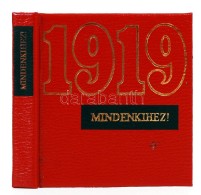 1919 Mindenkihez! Minikönyv. Megjelent A Magyarországi Tanácsköztársaság 50.... - Unclassified