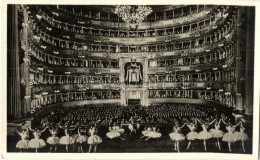 * 3 Db Régi Operaház BelsÅ‘ / 3 Pre-1945 Opera House Interiors, Milano, Cremona, Paris - Unclassified