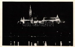 * Budapest - 4 Db Régi Képeslap, Budapest éjjel, Este / 4 Pre-1945 Town-view Postcards, At... - Unclassified