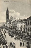 ** T2 Beszterce, Bistritz, Bistrita; Fa Utca ünnepi Zenés Felvonuláskor / Street View During... - Non Classificati