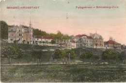 T2 Brassó, Kronstadt, Brasov; Fellegvár-sor. W. L. Bp. 6841. / Schlossberg-Zeile / Villa Alley - Unclassified