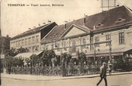 * T2/T3 Temesvár, Timisoara; Tiszti Kaszinó Terasza, Belváros / Officers' Casino, Terrace (EK) - Non Classificati