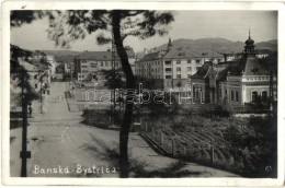 ** T2/T3 Besztercebánya, Banska Bystrica; Utcakép FürdÅ‘vel / Kúpele / Street View With... - Unclassified