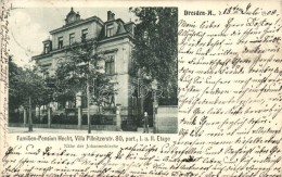 T2 Dresden, Familien Pension Hecht, Villa Pillnitzerstrasse 80. - Ohne Zuordnung