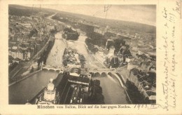 T3 München Vom Ballon, Isar / View From Balloon (fa) - Ohne Zuordnung