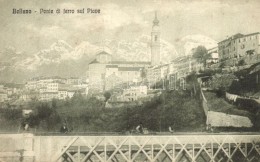 T2/T3 Belluno, Ponte Di Ferro Sul Piave / Railway Bridge - Ohne Zuordnung