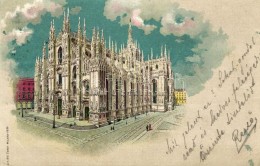 T2 Milano, Il Duomo / Cathedral, Litho - Ohne Zuordnung