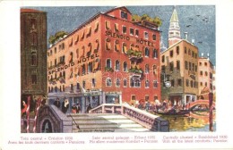 ** T2 Venice, Venezia; Splendid Hotel Advertisement, Map On The Backside - Unclassified