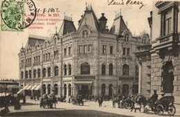 T2 Moscow, Moscou; Pont Des Marechaux, Credit Lijonnsais / Street View With Bank, TCV Card - Non Classificati