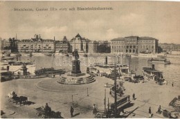 Stockholm - 2 Pre-1945 Town-view Postcards - Unclassified