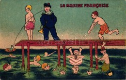 ** T2 La Marine Francaise. La Baignade / French Navy, Humour - Ohne Zuordnung